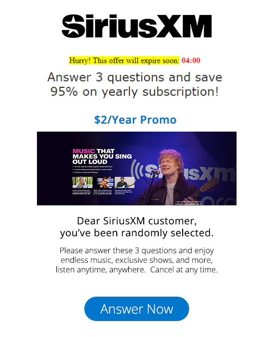SiriusXM Offer